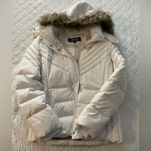 White Kenneth Cole winter jacket